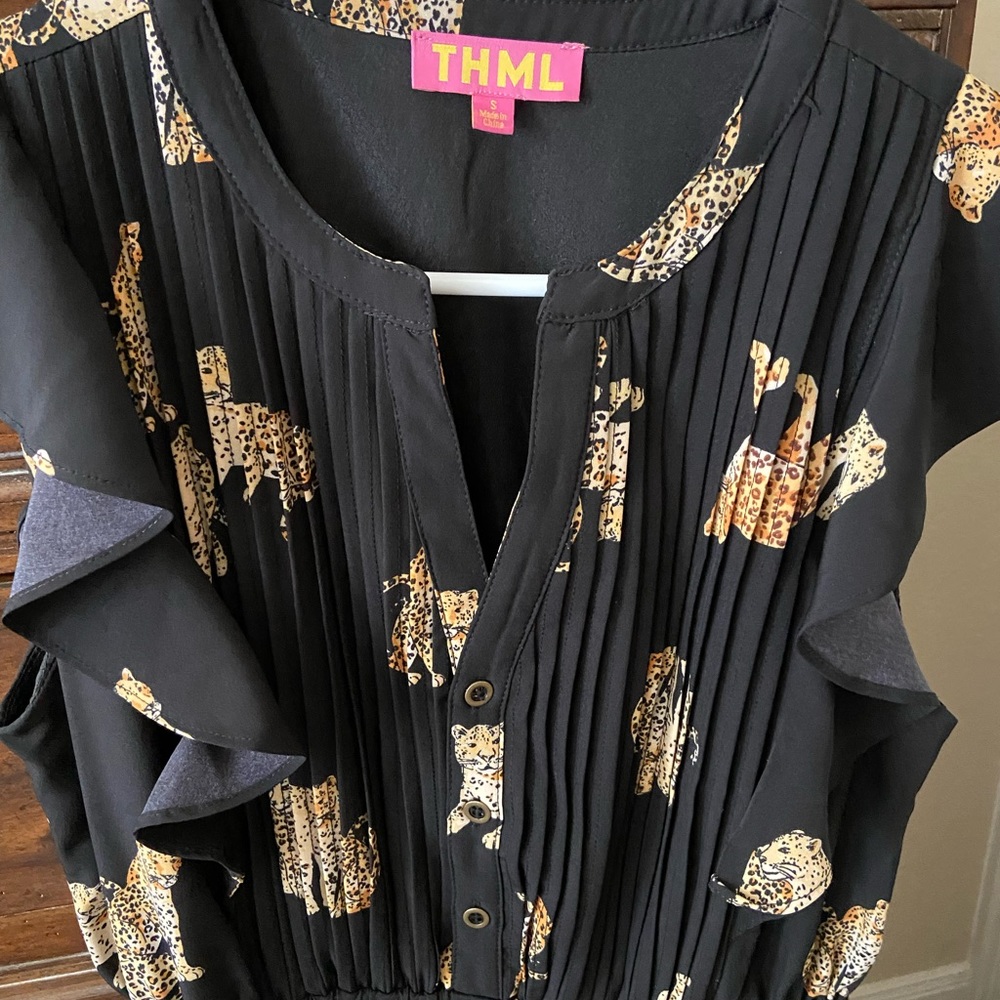 THML leopard dress